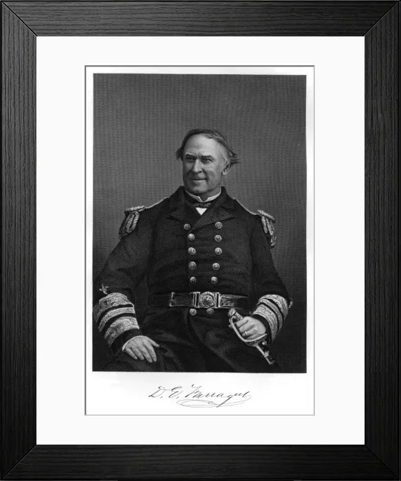 Framed Print : David Farragut Framed Print : David Farragut
