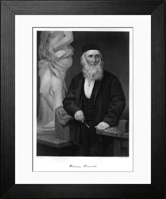 Framed Print : Hiram Powers Framed Print : Hiram Powers