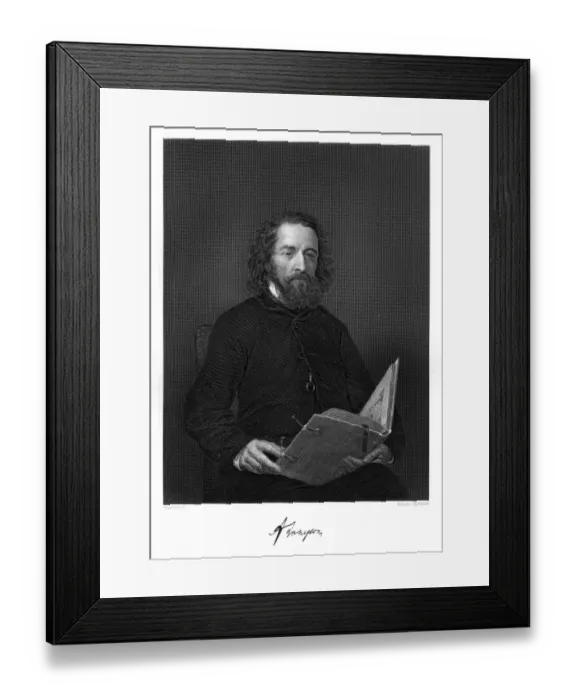Framed Print : Alfred Tennyson Framed Print : Alfred Tennyson