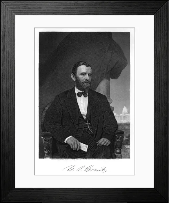 Framed Print : Ulysses Simpson Grant Framed Print : Ulysses Simpson Grant