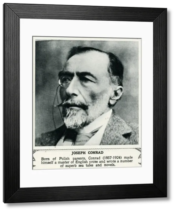 Framed Print : Joseph Conrad Framed Print : Joseph Conrad