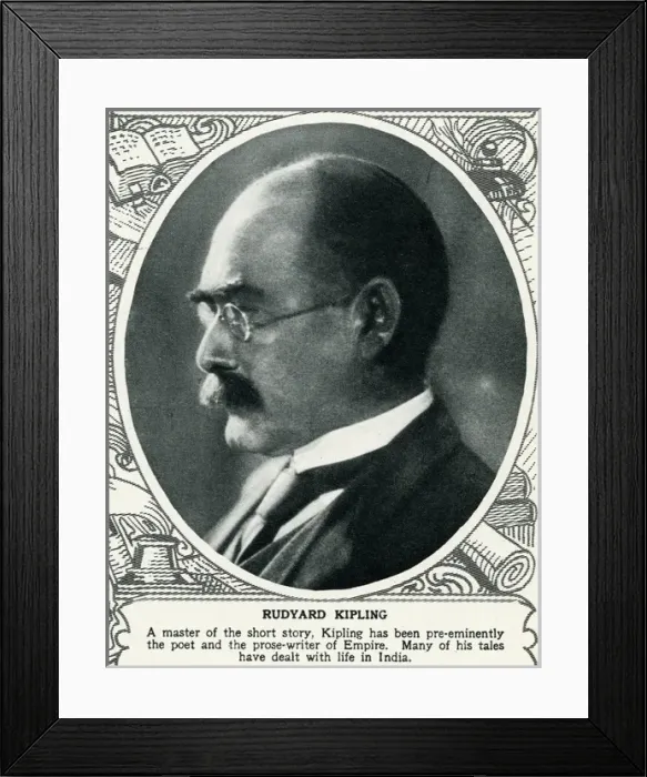 Framed Print : Rudyard Kipling Framed Print : Rudyard Kipling