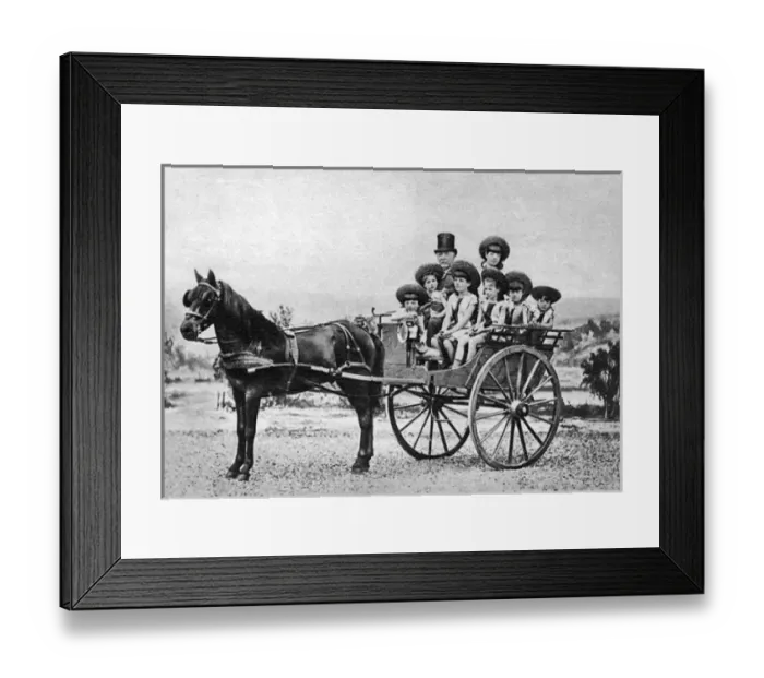 Framed Print : Lesseps and Family Framed Print : Lesseps and Family