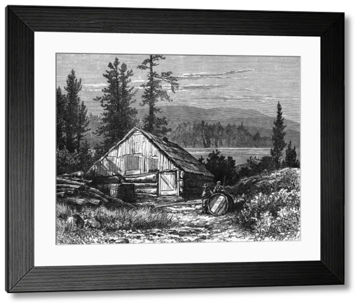 Framed Print : Canada Logging Camp Framed Print : Canada Logging Camp