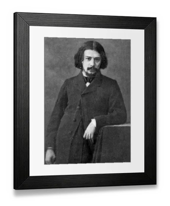 Framed Print : Alphonse Daudet Framed Print : Alphonse Daudet