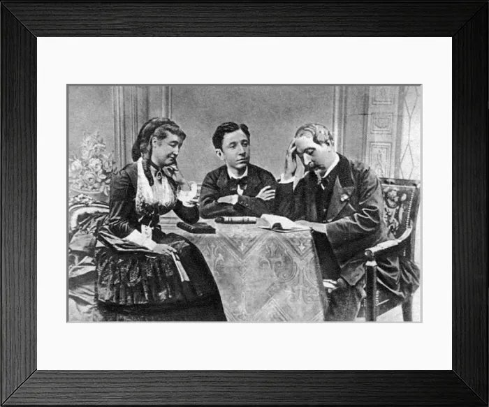 Framed Print : Napoleon III in Exile Framed Print : Napoleon III in Exile