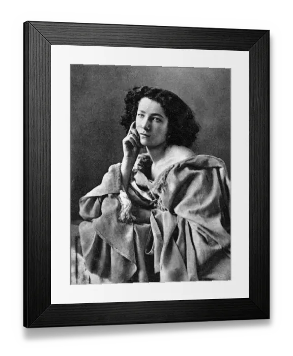 Framed Print : Bernhardt Photo 1869 Framed Print : Bernhardt Photo 1869