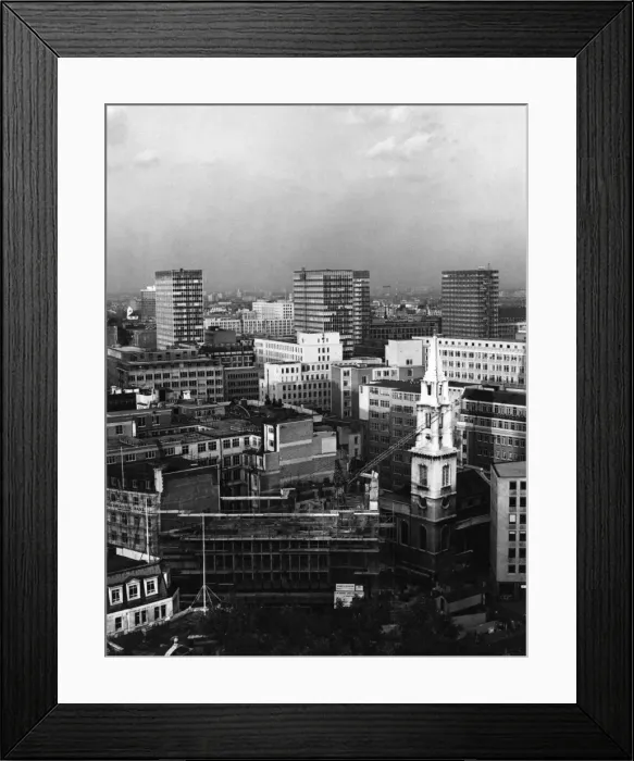 Framed Print : City of London 1963 Framed Print : City of London 1963
