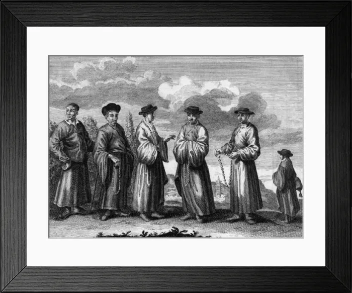 Framed Print : Tibetan Lamas