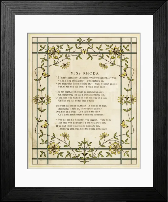Framed Print : Honeysuckle border Framed Print : Honeysuckle border