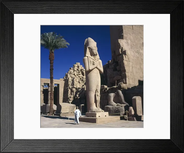 Framed Print : Rameses II Colossus Framed Print : Rameses II Colossus