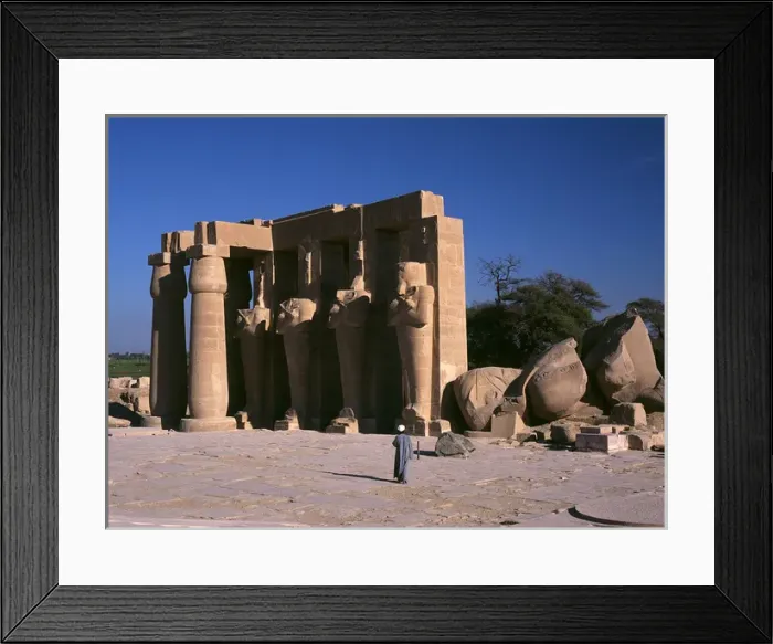 Framed Print : The Ramesseum Framed Print : The Ramesseum