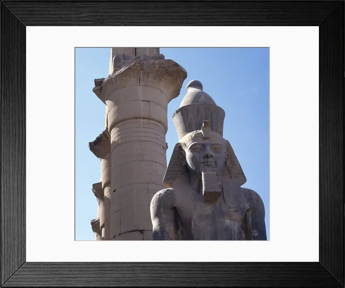 Framed Print : Rameses II Statue Framed Print : Rameses II Statue