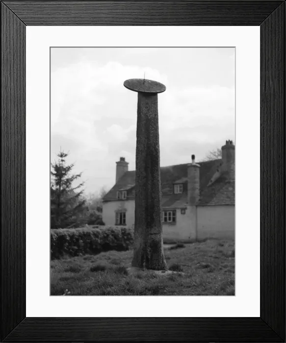 Framed Print : Dorstone Sundial Framed Print : Dorstone Sundial