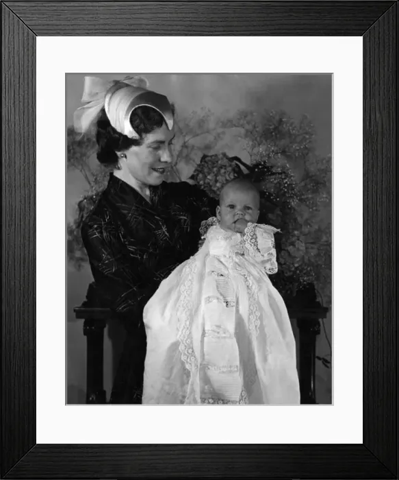 Framed Print : Christening Robes Framed Print : Christening Robes