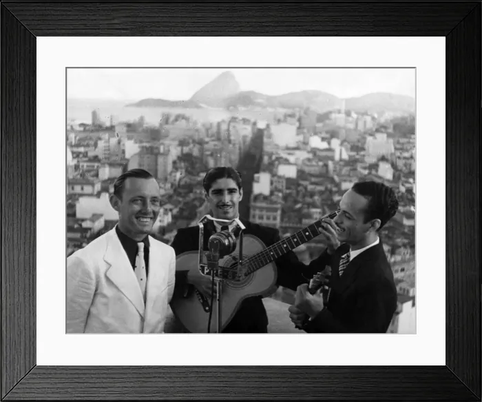 Framed Print : RADIO RIO. Senor Bittencourt, the announcer of the radio station of Rio de Janeiro Framed Print : RADIO RIO. Senor Bittencourt, the announcer of the radio station of Rio de Janeiro