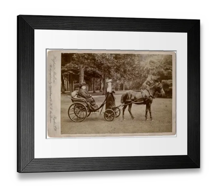 Framed Print : Queen Victoria & Princess Victoria of Schleswig-Holstein