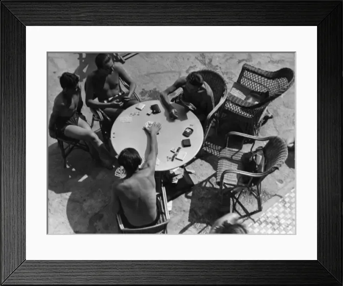 Framed Print : Young Gamblers Framed Print : Young Gamblers