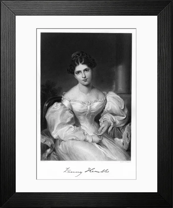 Framed Print : Frances Anne Kemble Framed Print : Frances Anne Kemble
