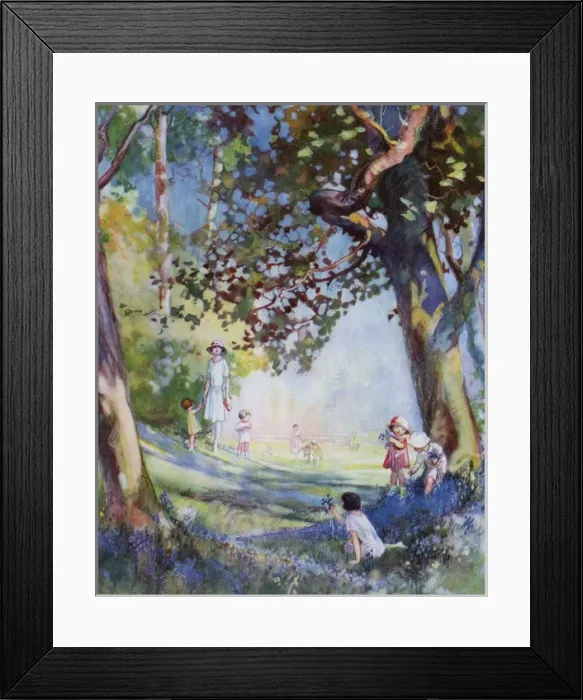 Framed Print : Spring Flowers in Kew Gardens, 1926 Framed Print : Spring Flowers in Kew Gardens, 1926