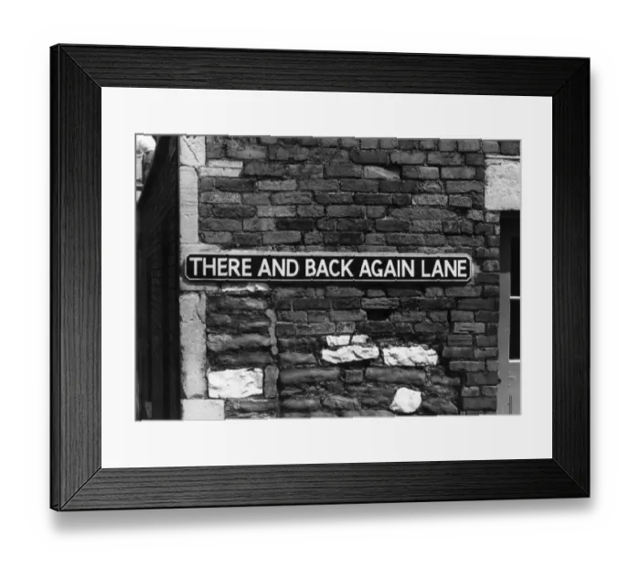 Framed Print : There & Back again Lane Framed Print : There & Back again Lane