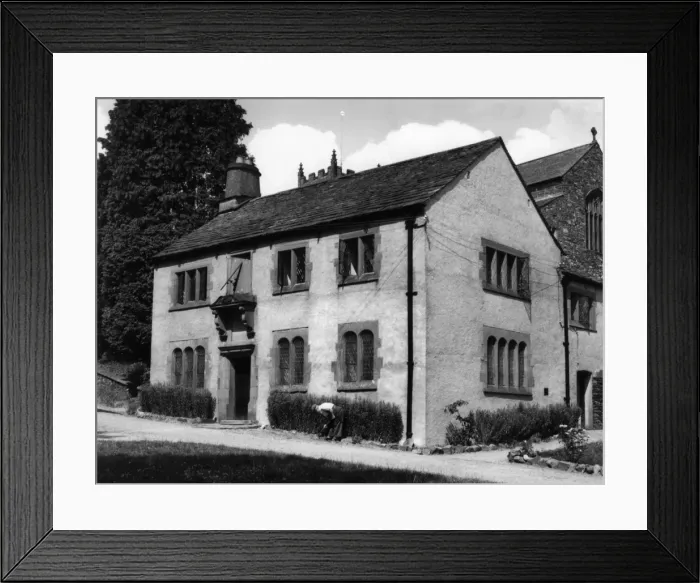 Framed Print : Hawkshead Grammar School Framed Print : Hawkshead Grammar School