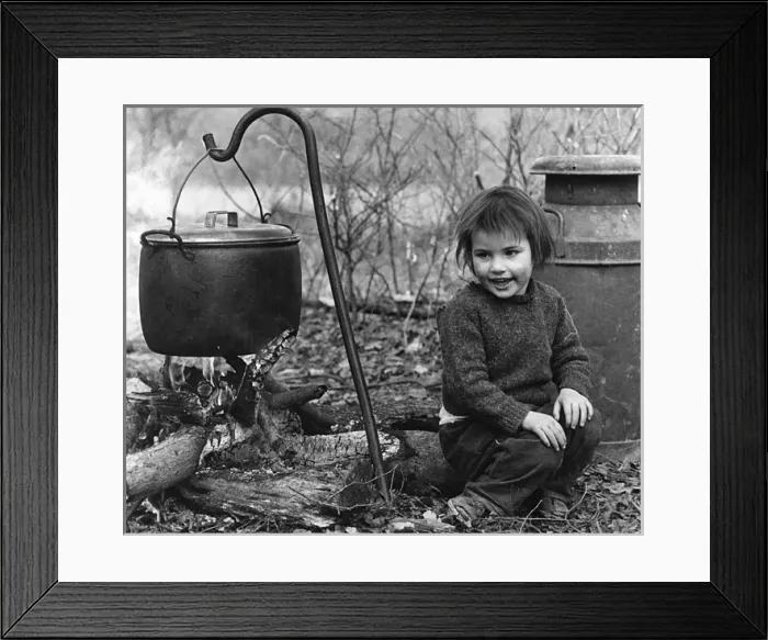 Framed Print : Hungry Gipsy Girl Framed Print : Hungry Gipsy Girl