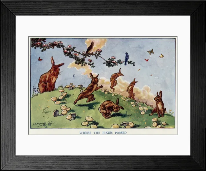 Framed Print : Easter Bunnies Framed Print : Easter Bunnies