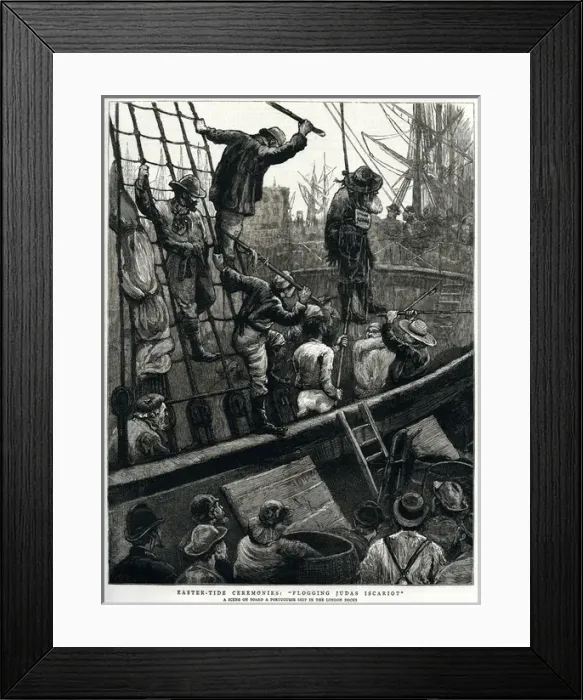 Framed Print : Flogging Judas Iscariot Framed Print : Flogging Judas Iscariot