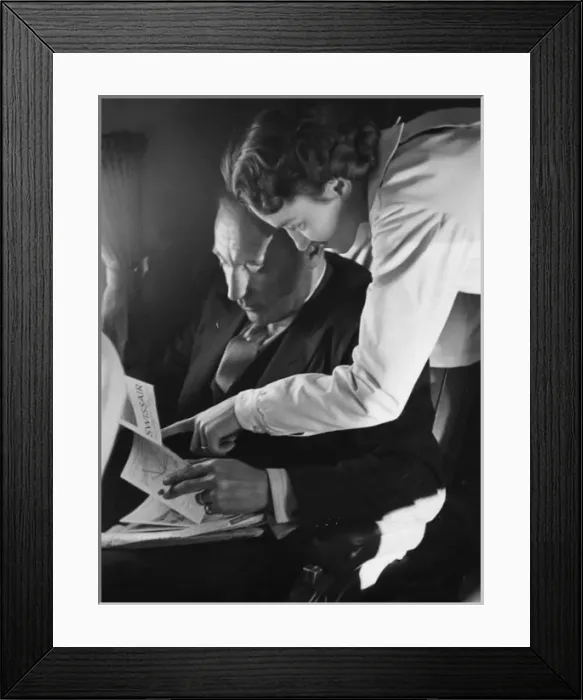 Framed Print : Swissair Hostess Framed Print : Swissair Hostess