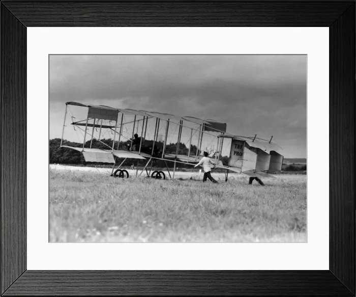 Framed Print : Bleriot Box Kite Biplane Framed Print : Bleriot Box Kite Biplane