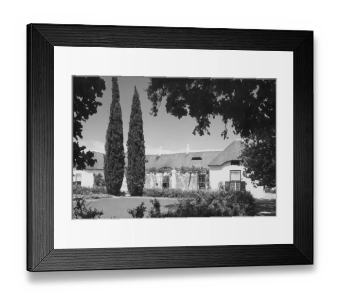Framed Print : Dutch Housing, S. Africa Framed Print : Dutch Housing, S. Africa