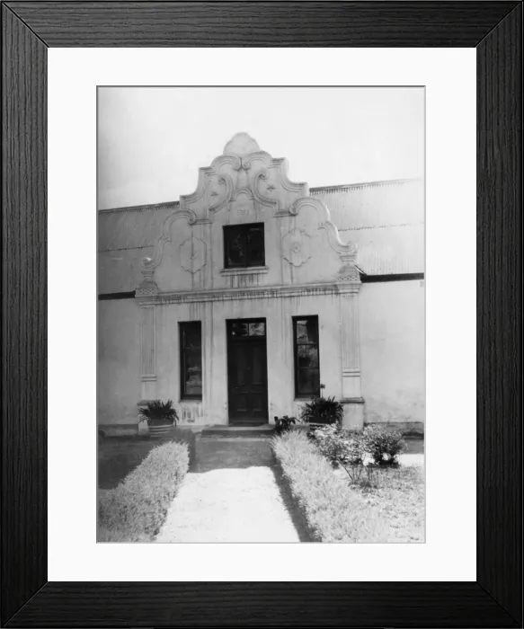 Framed Print : Dutch Housing, S. Africa Framed Print : Dutch Housing, S. Africa