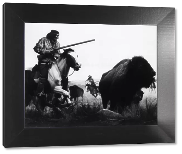 Geronimo Hunting Buffalo