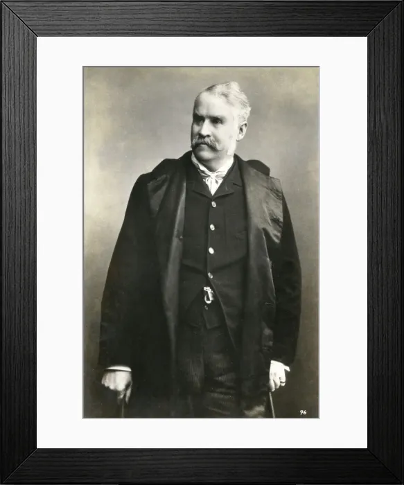 Framed Print : Sir William Schwenk Gilbert - English parodist & librettist Framed Print : Sir William Schwenk Gilbert - English parodist & librettist