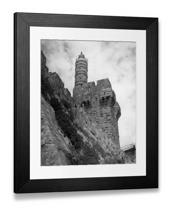 Framed Print : The Tower of David Framed Print : The Tower of David