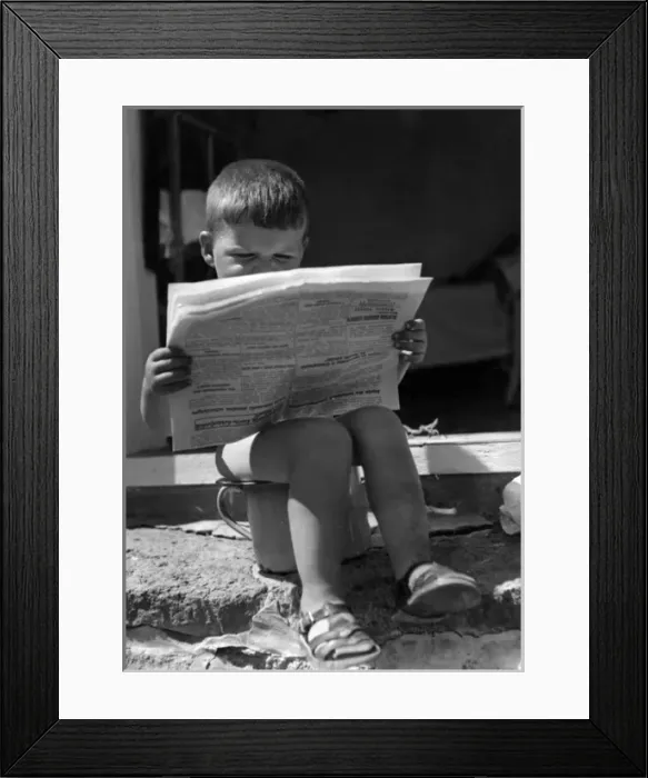 Framed Print : POTTY NEWS Framed Print : POTTY NEWS