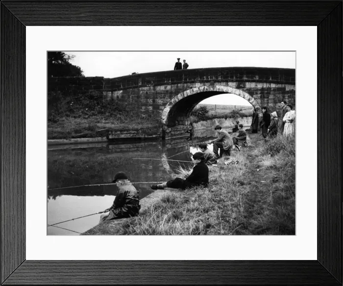 Framed Print : Young Anglers Framed Print : Young Anglers