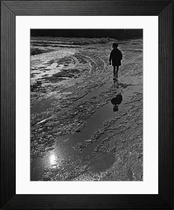 Framed Print : Slushy Snow Framed Print : Slushy Snow