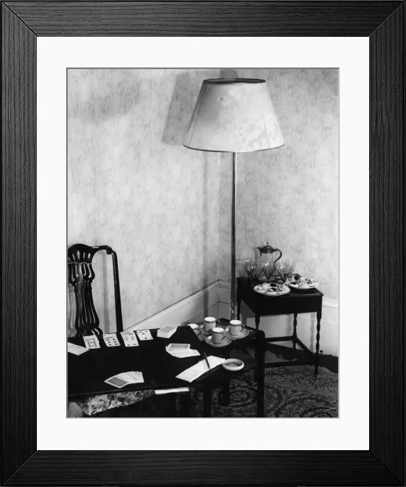 Framed Print : Cards Evening Framed Print : Cards Evening