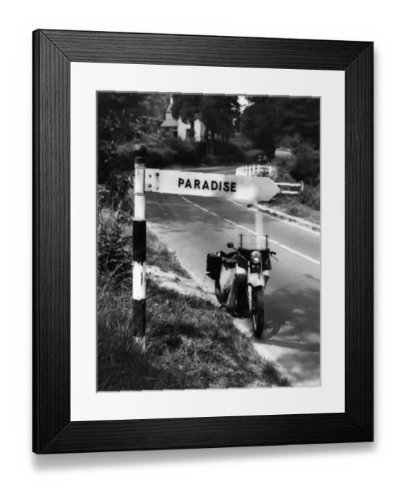 Framed Print : Paradise this Way Framed Print : Paradise this Way