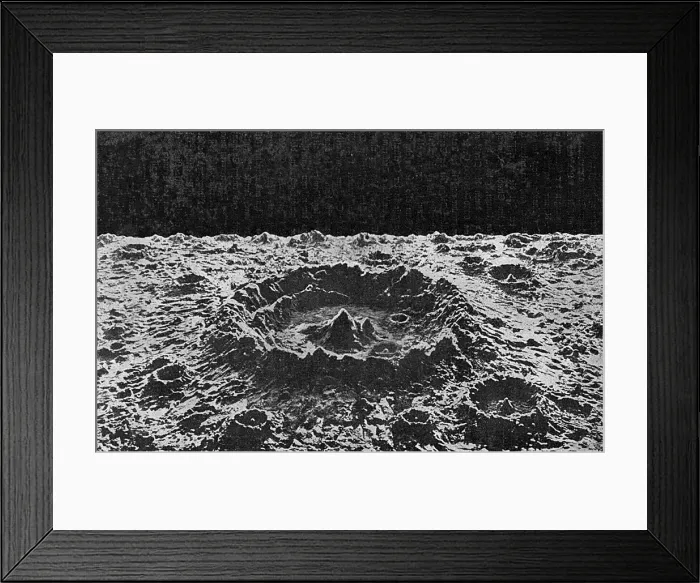 Framed Print : Lunar Crater Framed Print : Lunar Crater