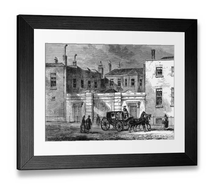 Framed Print : Camelford House Framed Print : Camelford House