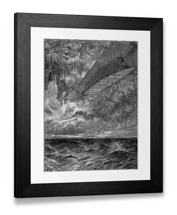 Framed Print : Airship Battle Framed Print : Airship Battle