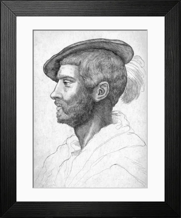 Framed Print : Simon George (Holbein) Framed Print : Simon George (Holbein)