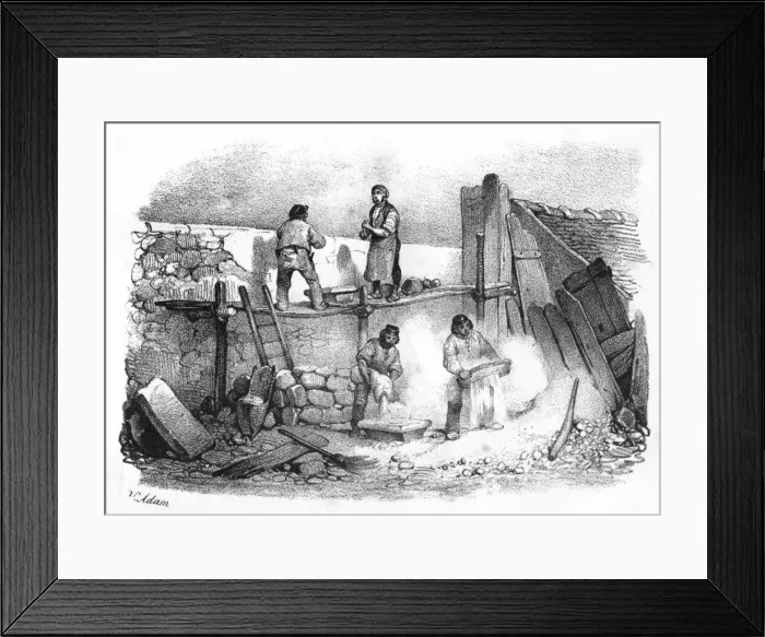 Framed Print : Masons at Work Framed Print : Masons at Work
