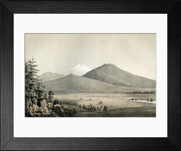 Framed Print : Lassens Butte Ca