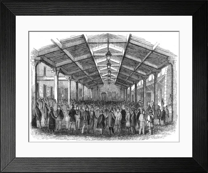 Framed Print : Excise Office Exchange Framed Print : Excise Office Exchange