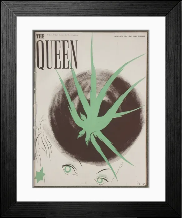 Framed Print : The Queen mag 1938 Framed Print : The Queen mag 1938