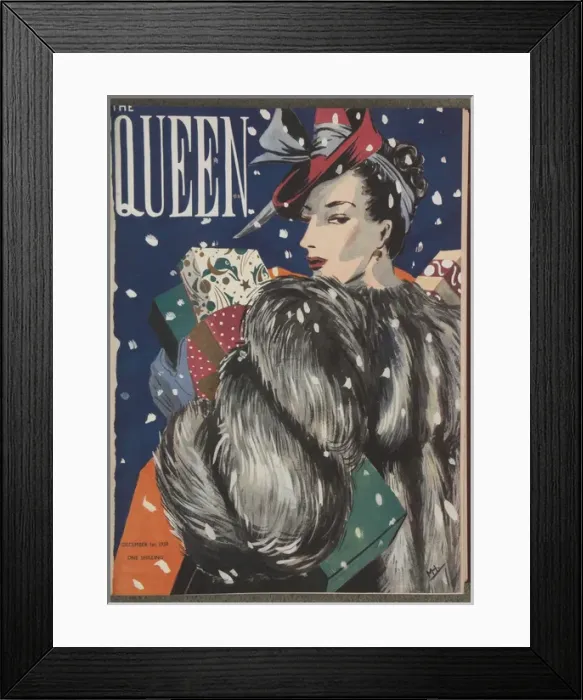 Framed Print : The Queen mag 1938 Framed Print : The Queen mag 1938